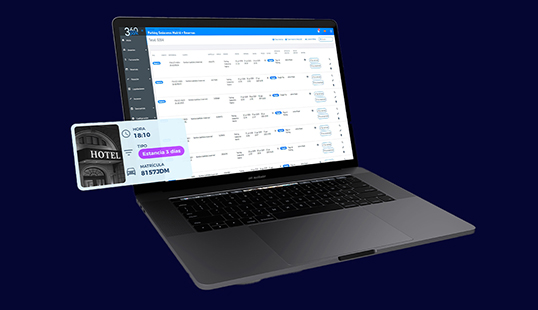 online hotel park control